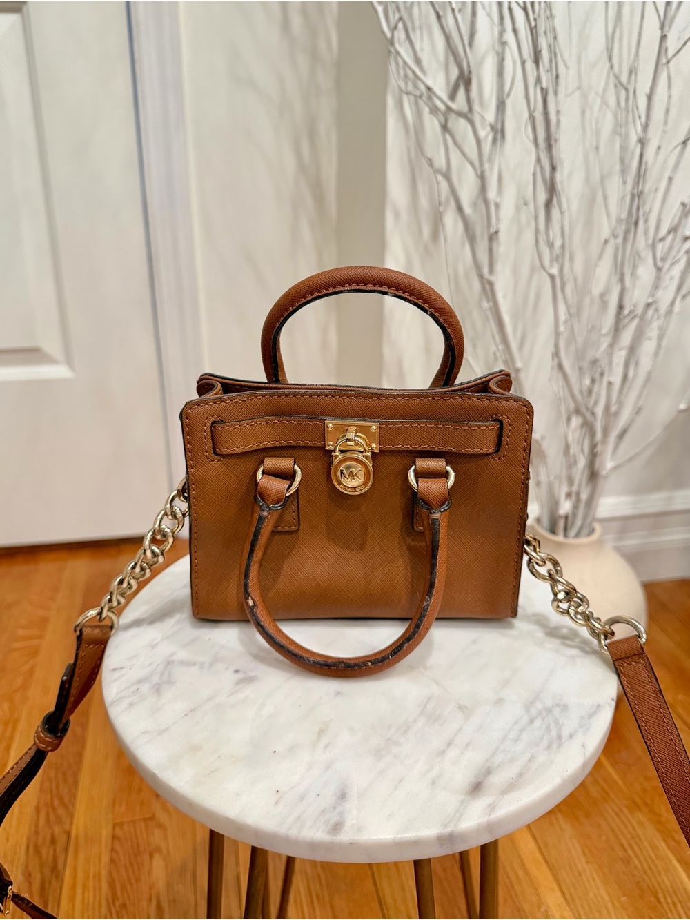 Michael Kors Mini Saffiano Satchel